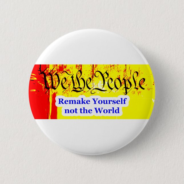 Wir, die Menschen erinnern sich an das MUSEUM Zazz Button (Vorderseite)