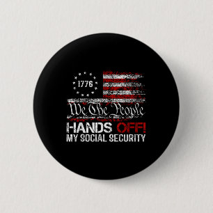Wir, die Menschen, geben meinem Amerika der sozial Button
