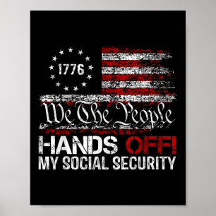 Wir, die Menschen, geben meinem Amerika der sozial Poster
