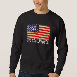 Wir, die Menschen, haben die amerikanische Geschic Sweatshirt