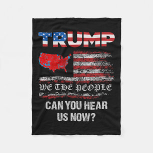 Wir, die Menschen haben gesprochen T-Shirt USA Wah Fleecedecke