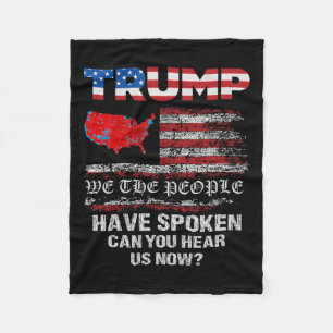 Wir, die Menschen haben gesprochen T-Shirt USA Wah Fleecedecke