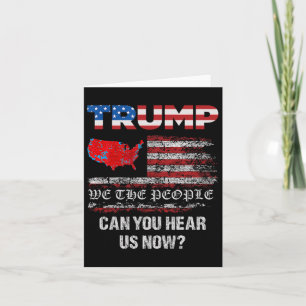 Wir, die Menschen haben gesprochen T-Shirt USA Wah Karte