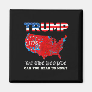 Wir, die Menschen haben gesprochen T-Shirt USA Wah Magnet