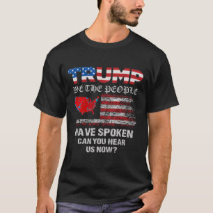 Wir, die Menschen haben Karte der Wahlen 2024 gesp T-Shirt