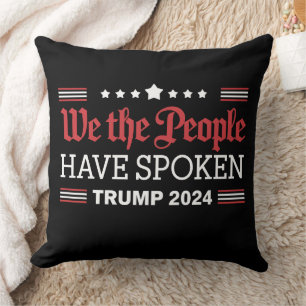 Wir, die Menschen, haben Trump 2024 gesprochen Kissen