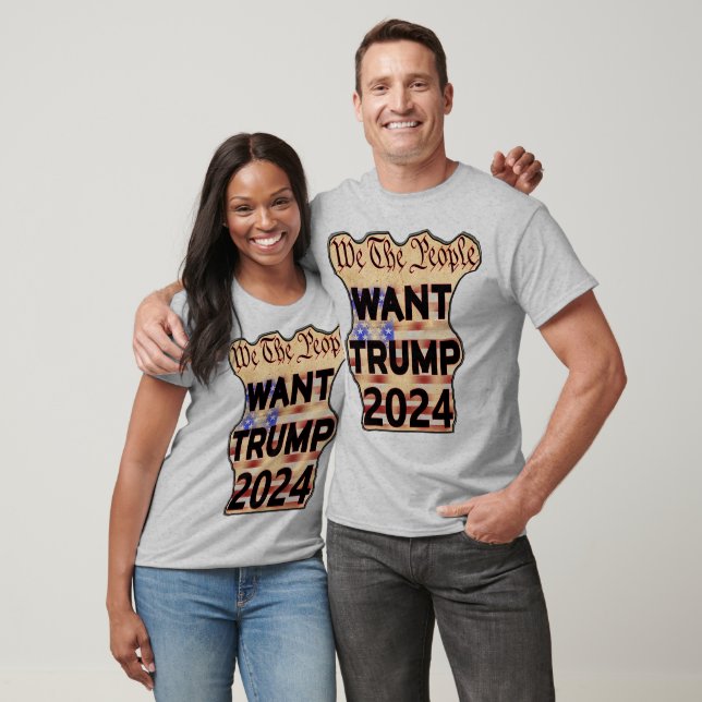 Wir, die Menschen, haben Trump Gewollt T-Shirt (Unisex)