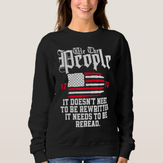 Wir, die Menschen, müssen wieder gelesen werden, u Sweatshirt