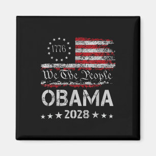 Wir, die Menschen Obama Präsident 2028 Vintage US- Magnet