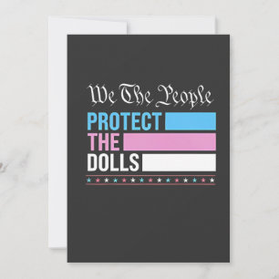 Wir, die Menschen, schützen die Dollars LGBT Trans Ankündigung