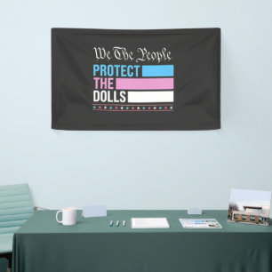 Wir, die Menschen, schützen die Dollars LGBT Trans Banner