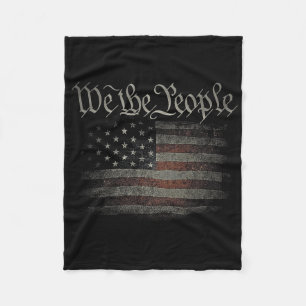 Wir, die US-amerikanische Fahne 4. Juli Uns beunru Fleecedecke