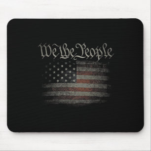 Wir, die US-amerikanische Fahne 4. Juli Uns beunru Mousepad