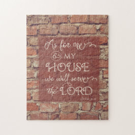 Wir dienen den Lord - Joshua-24:15 Puzzle