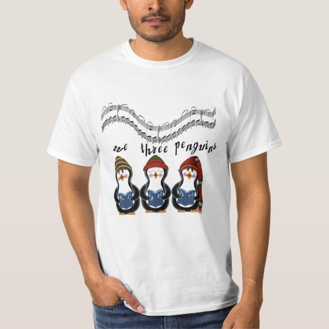Wir drei Pinguine Holiday Tshirts und Geschenke (Vorderseite)