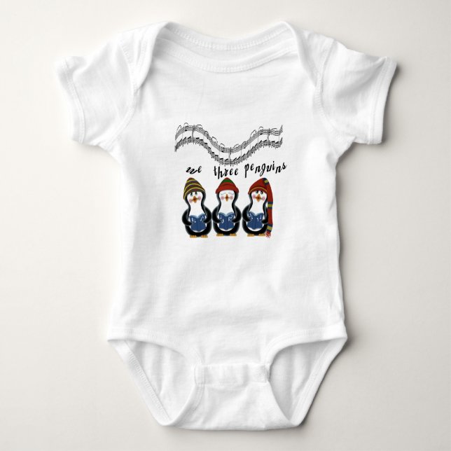 Wir drei Pinguine Holiday Tshirts und Geschenke (Vorderseite)