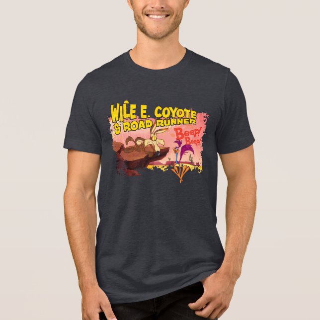 WIR E. COYOTE™ & ROAD RUNNER™ BEEP BEEP!™ Tri-Blend SHIRT (Vorderseite)