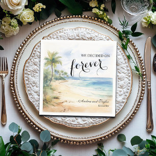 Wir entschieden uns für Forever Elegant Hochzeit Serviette