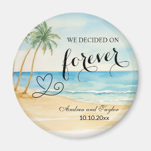 Wir entschieden uns für Forever Elegant Wedding Gu Magnet