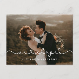 Wir entwickelten ein Niedliches Schriftart-Foto, d Postkarte