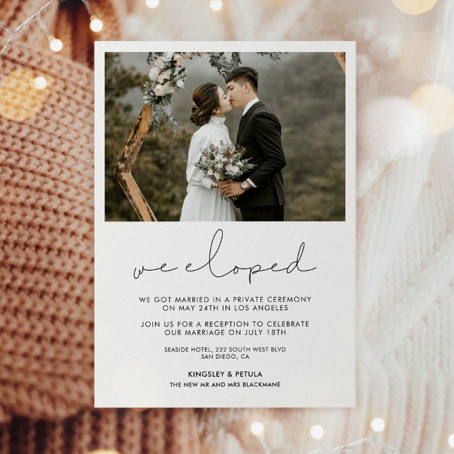 Wir entwickelten eine handgeschriebene minimalisti einladung (Von Creator hochgeladen)