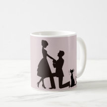 Wir erhalten meowied/verheiratete Ring-Tasse