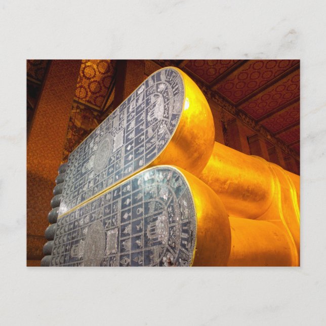 Wir erinnern an Budda, Wat Pho, Bangkok. Postkarte (Vorderseite)