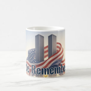 Wir erinnern uns an Coffee Mug editierbare Nachric Kaffeetasse