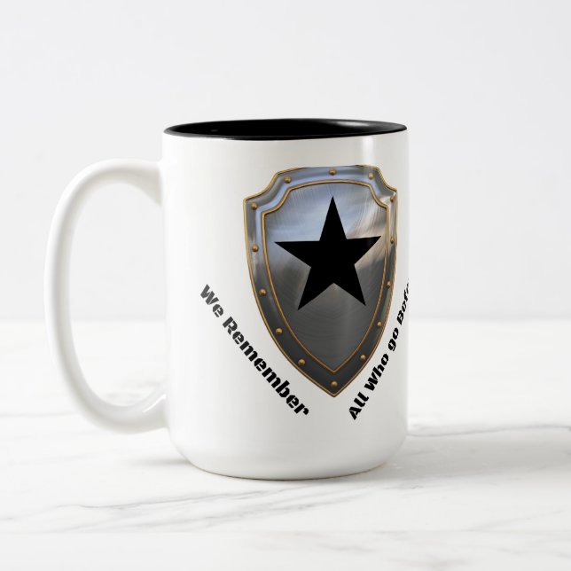 Wir erinnern uns zweifarbige tasse (Links)