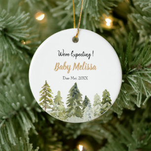 Wir erwarten, dass Eltern Pinienbaum-Ornament Keramik Ornament