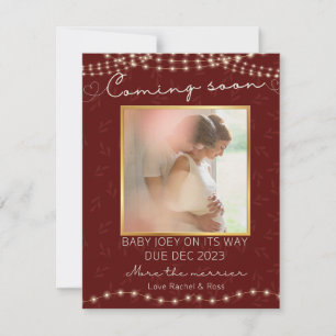 Wir erwarten die Ankündigung einer Schwangerschaft