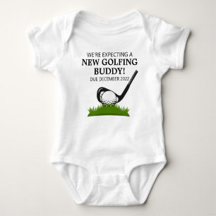 Wir erwarten einen neuen Golfschläger Baby Strampler