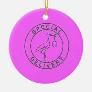 Wir erwarten! keramikornament