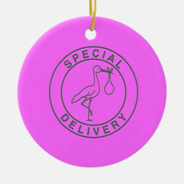 Wir erwarten! keramikornament (Vorne)