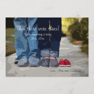 Wir erwarten Schwangerschafts-Mitteilung Ankündigung