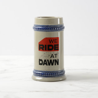 Wir fahren am Dawn T - Shirt - Adventure Biker Bierglas