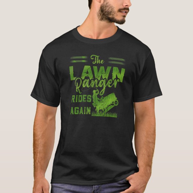 Wir fahren am Morgengrasmäher und machen Lachs Day T-Shirt (Vorderseite)