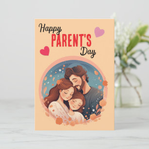 "Wir feiern Dich, Mama & Papa" Feiertagskarte
