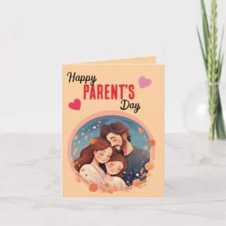 "Wir feiern Dich, Mama & Papa" Feiertagskarte