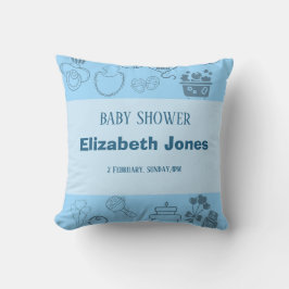 "Wir feiern unseren kleinen Prinzen auf dem Weg Kissen