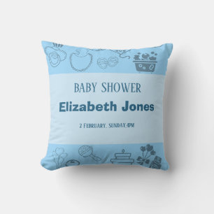 "Wir feiern unseren kleinen Prinzen auf dem Weg Kissen