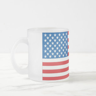 wir Flagge groß Mattglastasse