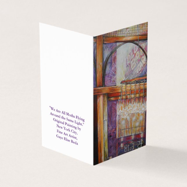 Wir fliegen alle durch das gleiche Licht. (Vorderseite)