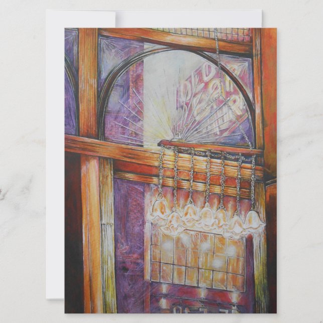 Wir fliegen alle durch das gleiche Licht. Karte (Vorderseite)