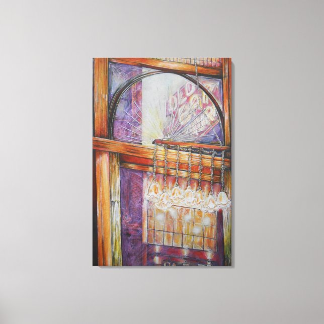 Wir fliegen alle durch das gleiche Licht. Leinwanddruck (Vorderseite)