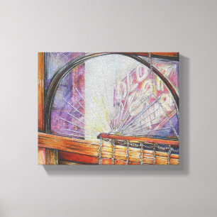 Wir fliegen alle durch das gleiche Licht. Leinwanddruck