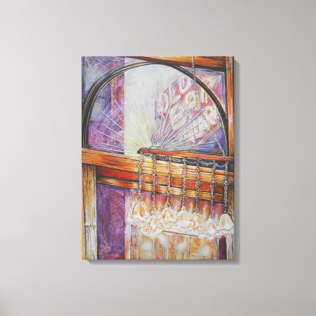 Wir fliegen alle durch das gleiche Licht. Leinwanddruck (Vorderseite)