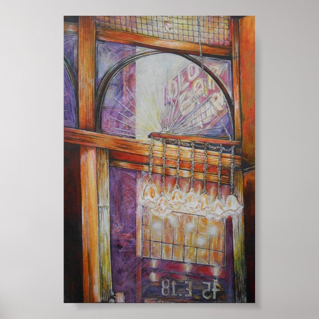 Wir fliegen alle durch das gleiche Licht. Poster (Vorne)