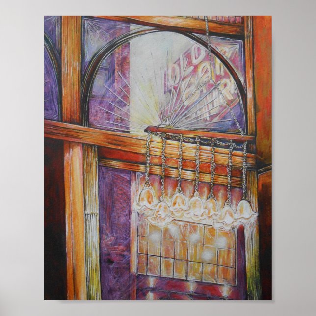 Wir fliegen alle durch das gleiche Licht. Poster (Vorne)