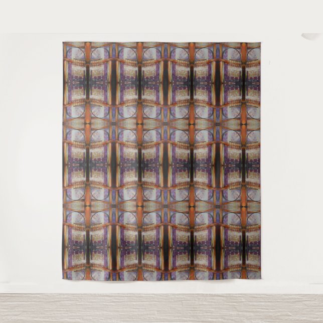 Wir fliegen alle durch das gleiche Licht. Wandteppich (Vorderseite)